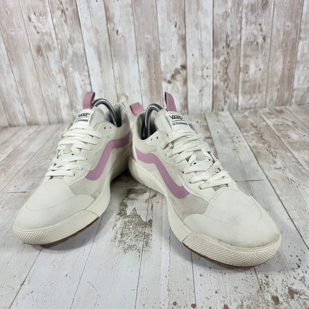 Vans UltraRange EXO Cream Mauve Low Top Sneakers Womens 9 Mens 7.5 721356